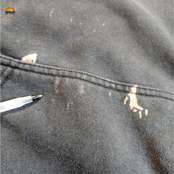 Jordan Pullover Hoodie Black Essentials Graphic Fleece Long Sleeve Men's 2XL - Picture 4 of 10